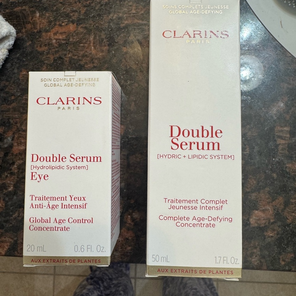 Clarins White and Red Double Serum Face Oil